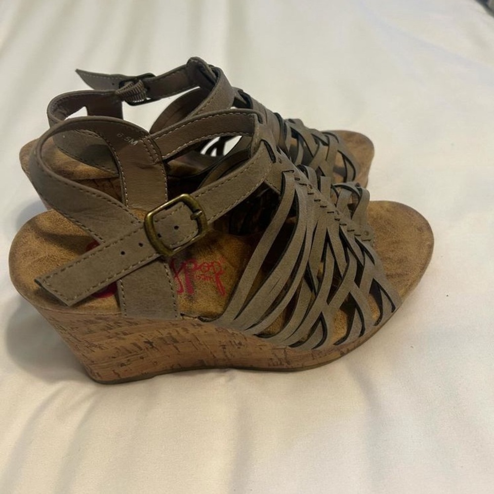 Gray Wedged Heels - Women’s Size 6